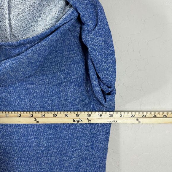 Dog Is Good Women's Pullover Hoodie Blue‎ Terry Cotton Pockets Sweater Size M - Picture 6 of 8
